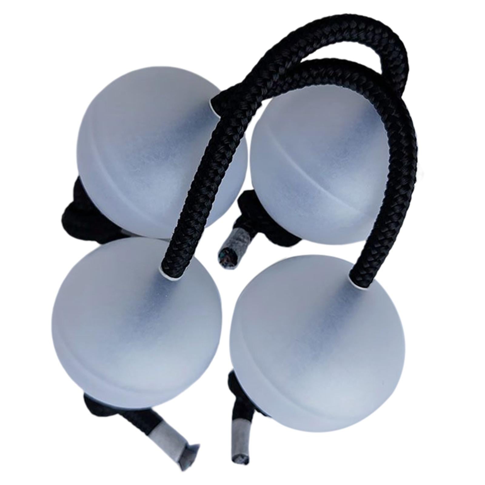 4Pcs Authentic African Shaker Portable Convenient for Percussion Ensembles White