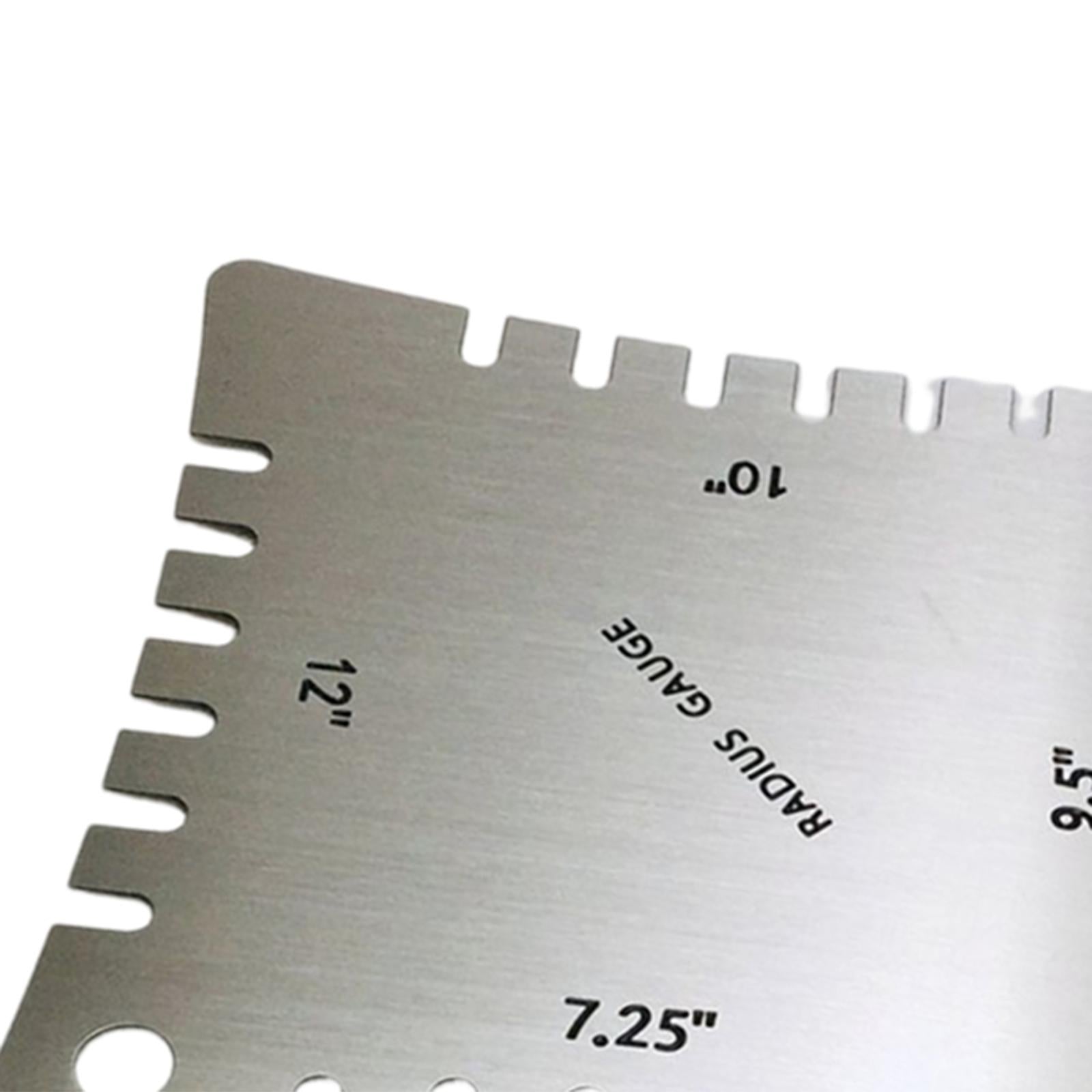 4x Guitar Notched Range Gauges Fretboard Measuring Kit Luthier Tools Set