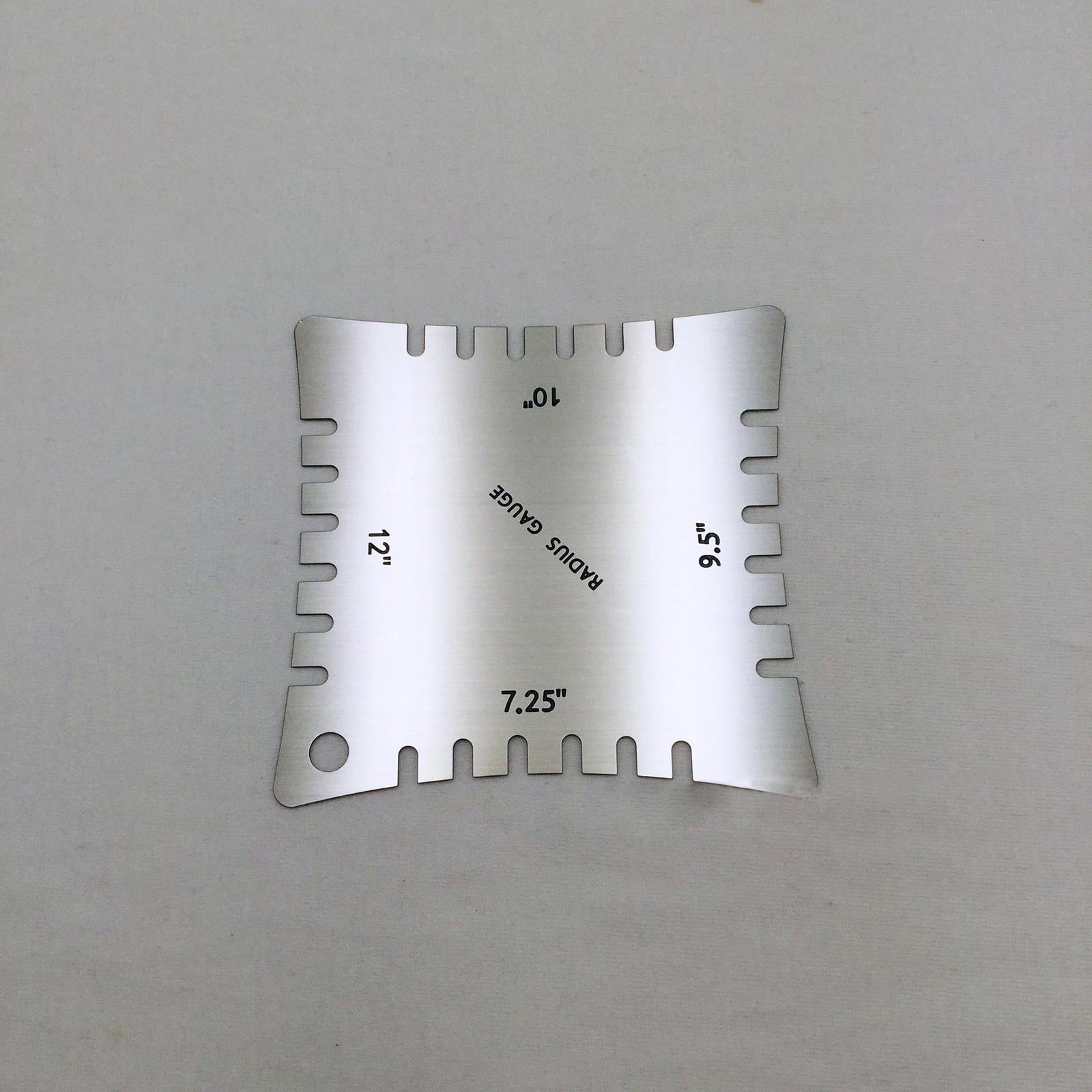 4x Guitar Notched Range Gauges Fretboard Measuring Kit Luthier Tools Set