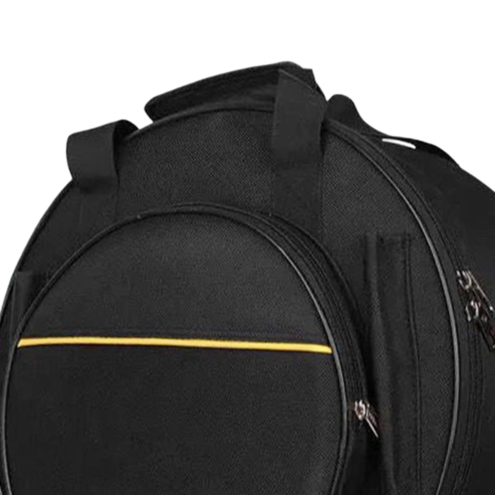 Waterproof Snare Drum Backpack with Carry Handles Adjustable Strap for Show