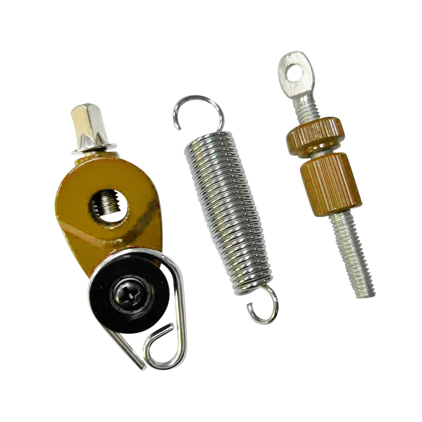Pedal Spring Tensioner Drum Set Spring for Bass Drum Replacement DIY Parts Yellow