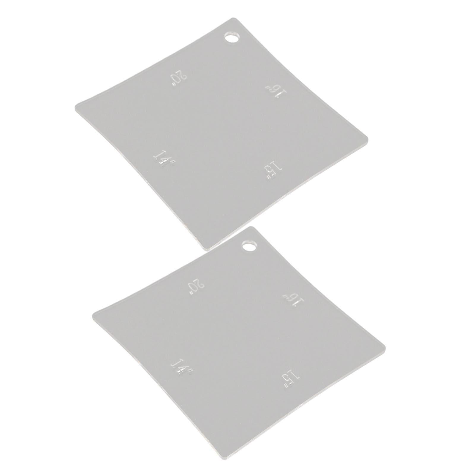 2x Guitar Gauge Measuring Tool Fingerboard Smooth Neck for Luthier