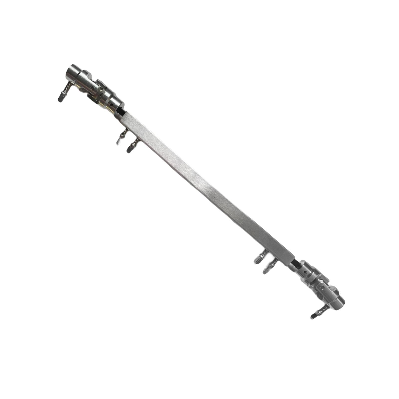 Heavy Duty Double Bass Drum Linkage Durable Sturdy for Percussion Instrument Silver Head