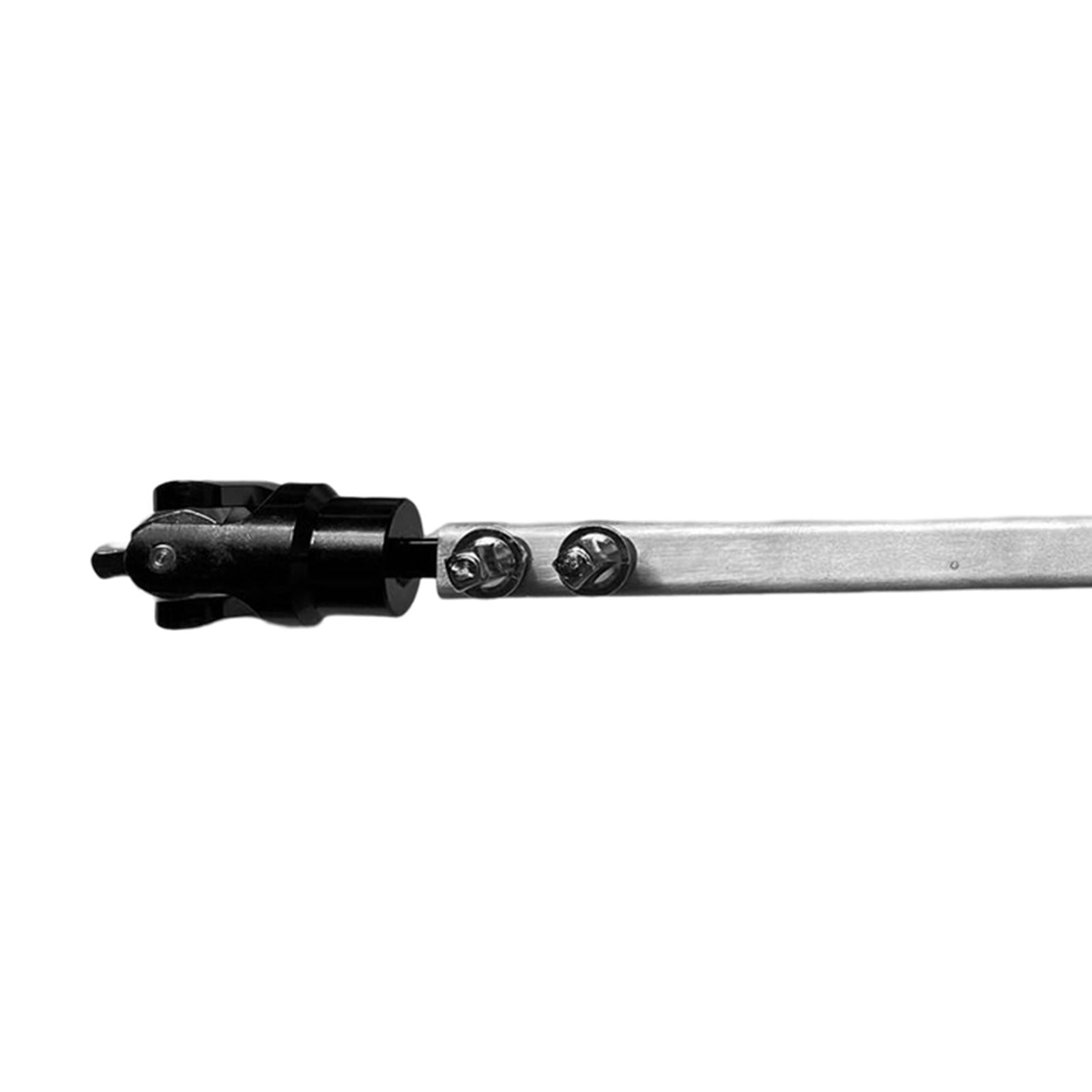 Heavy Duty Double Bass Drum Linkage Durable Sturdy for Percussion Instrument Black Head