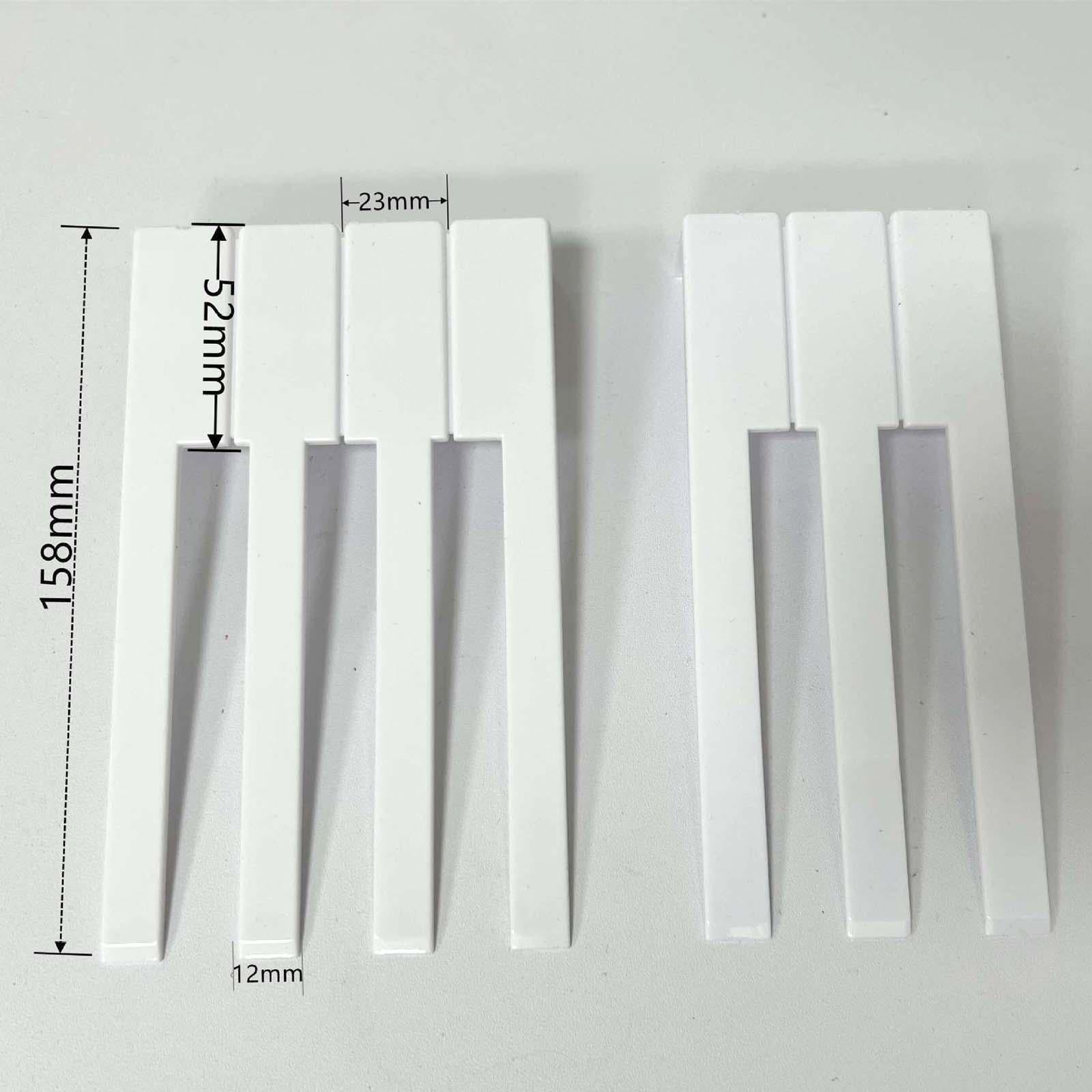 key Tops Repair PVC Accessories Replacement Keyboard Instruments White
