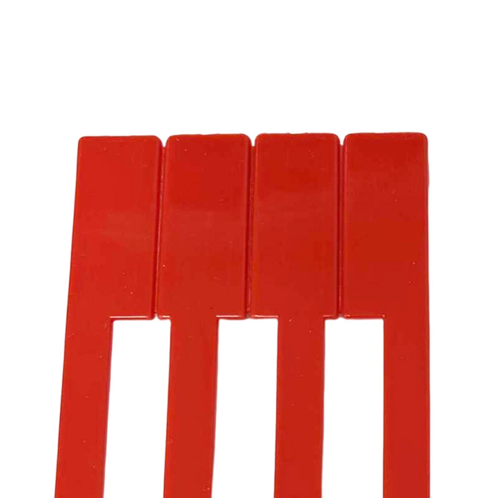 key Tops Repair PVC Accessories Replacement Keyboard Instruments Red