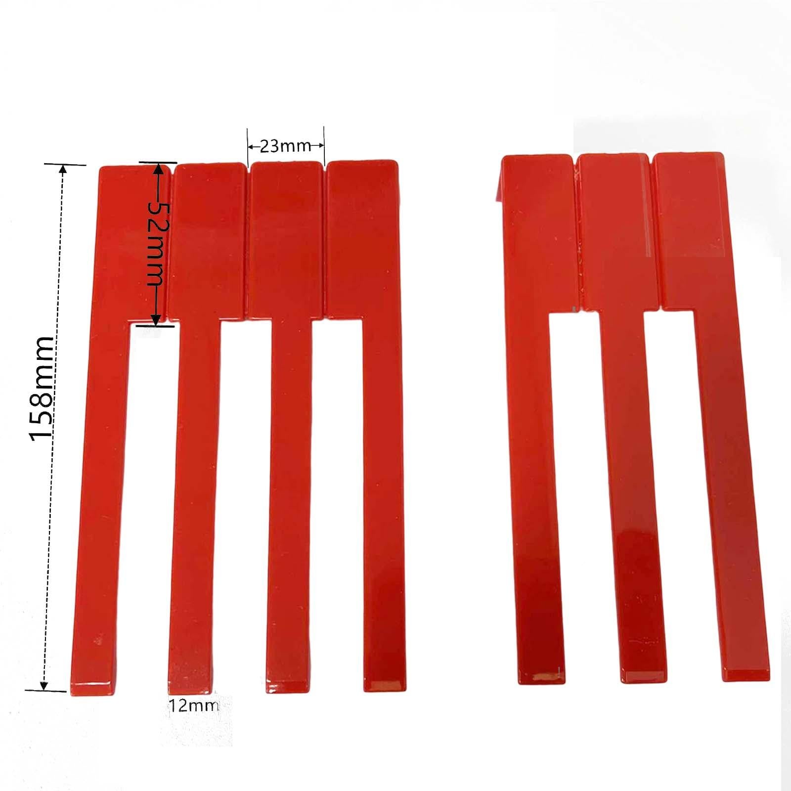 key Tops Repair PVC Accessories Replacement Keyboard Instruments Red