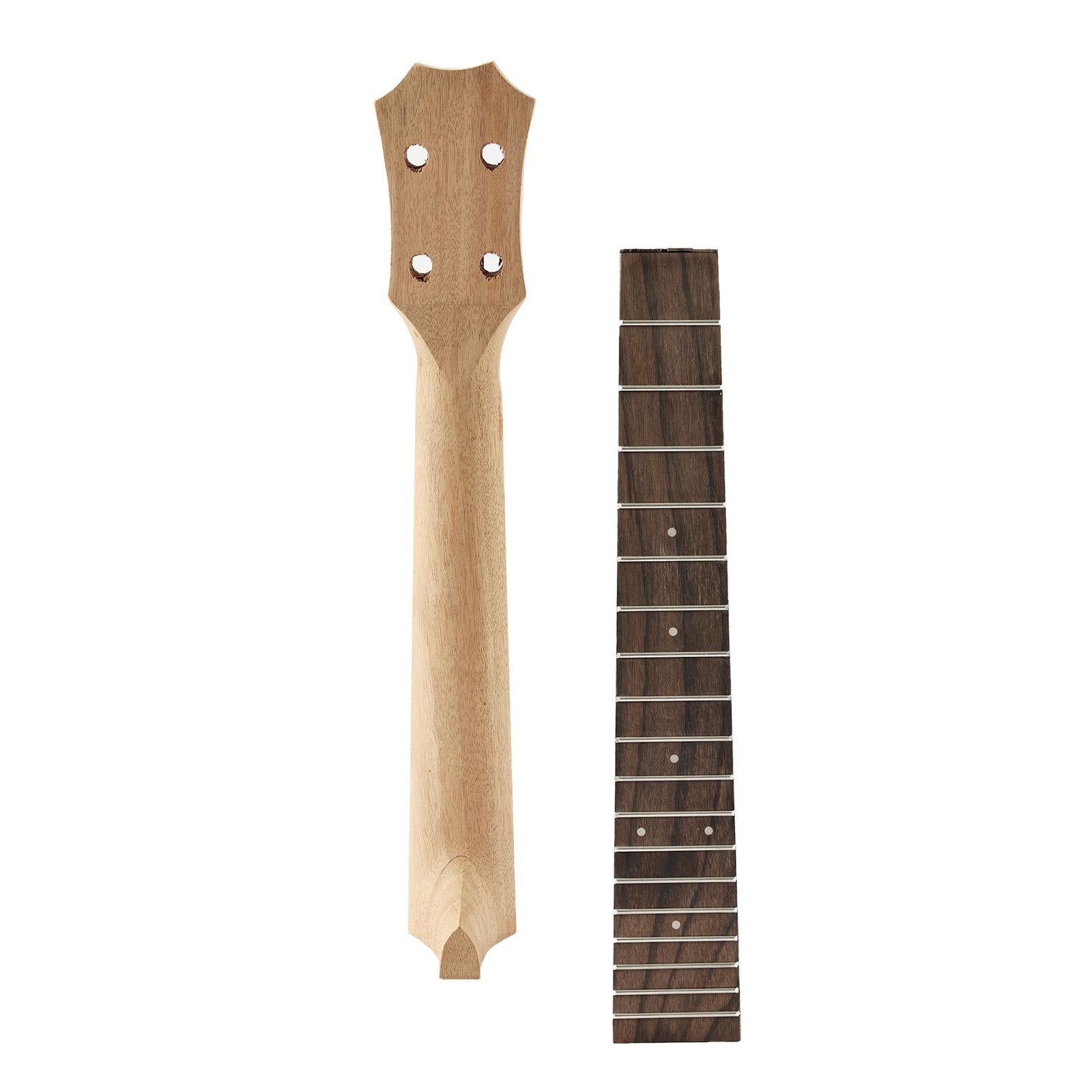 Ukulele Neck and Fretboard DIY Ukulele Fingerboard for Ukulele Accessory 23inch