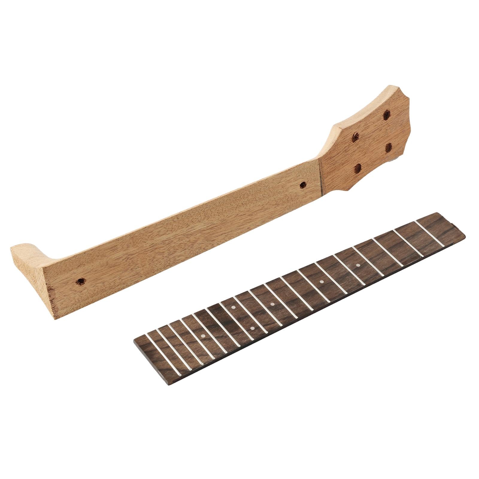 Ukulele Neck and Fretboard DIY Ukulele Fingerboard for Ukulele Accessory 26inch