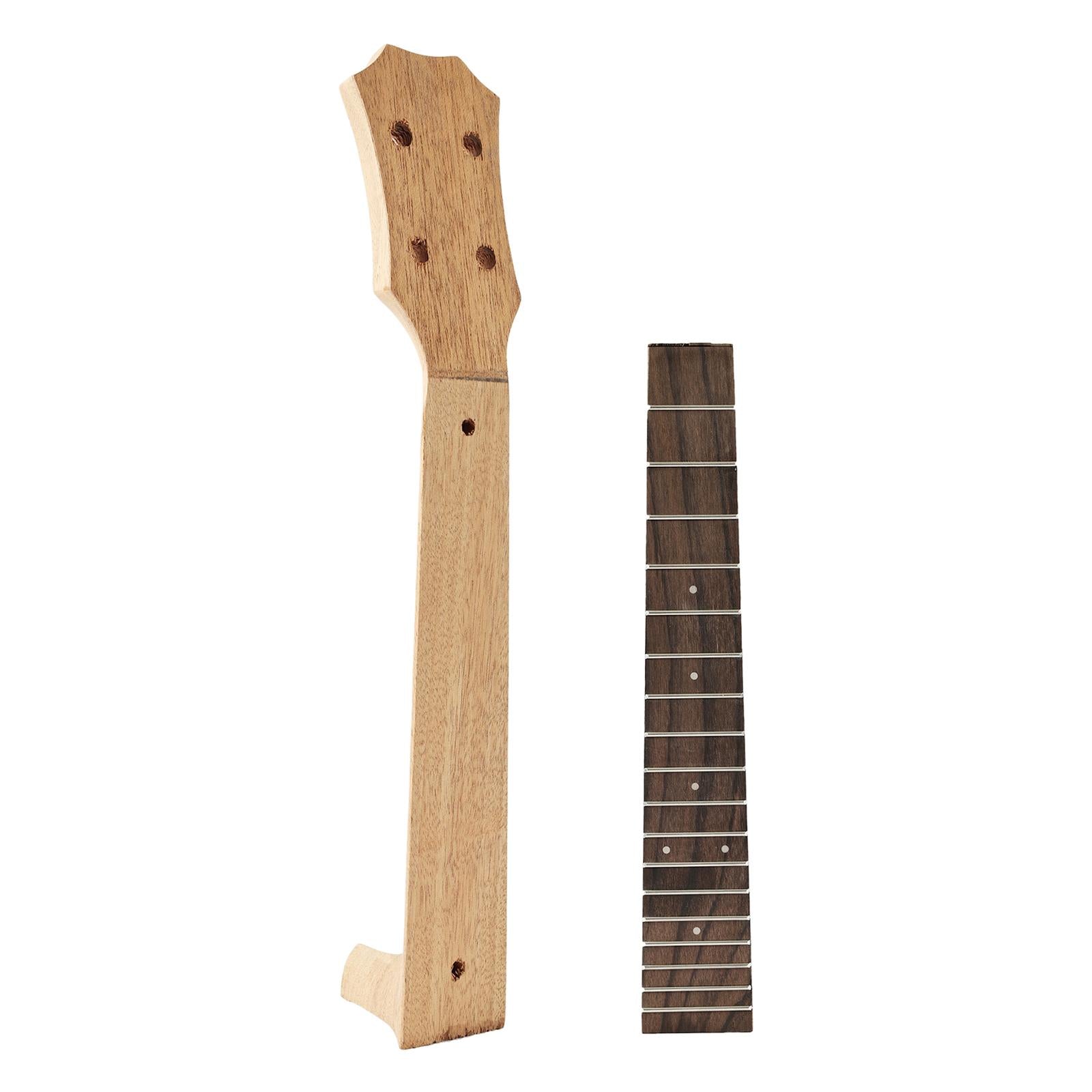 Ukulele Neck and Fretboard DIY Ukulele Fingerboard for Ukulele Accessory 26inch