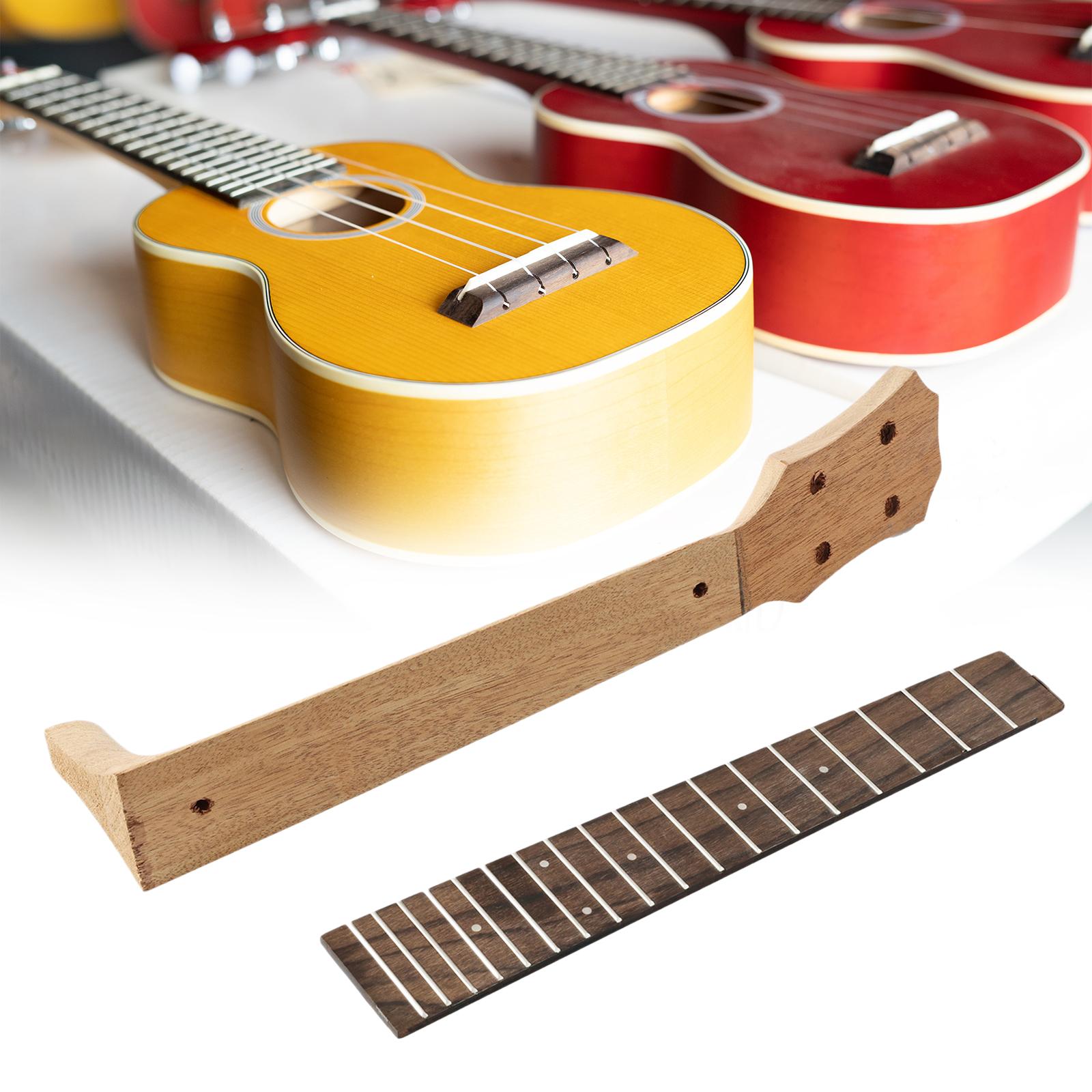 Ukulele Neck and Fretboard DIY Ukulele Fingerboard for Ukulele Accessory 26inch