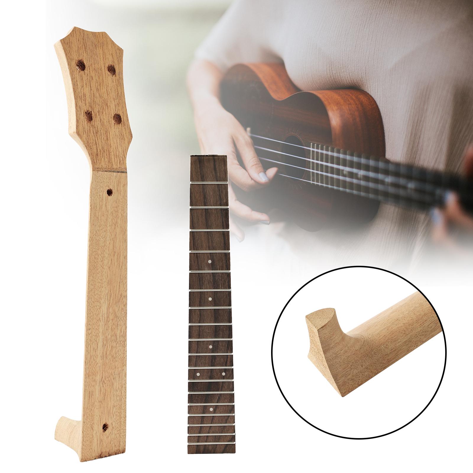 Ukulele Neck and Fretboard DIY Ukulele Fingerboard for Ukulele Accessory 26inch
