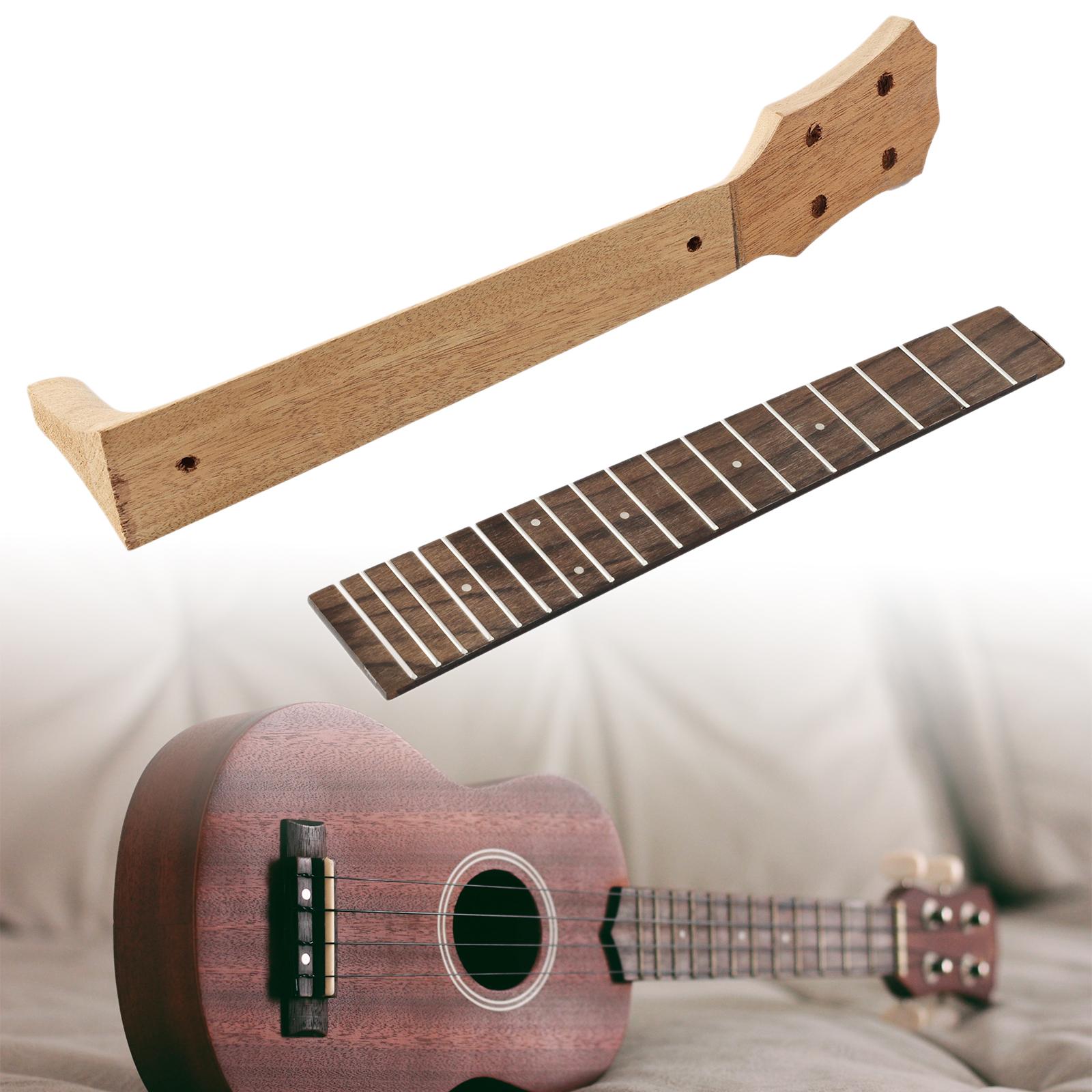 Ukulele Neck and Fretboard DIY Ukulele Fingerboard for Ukulele Accessory 26inch