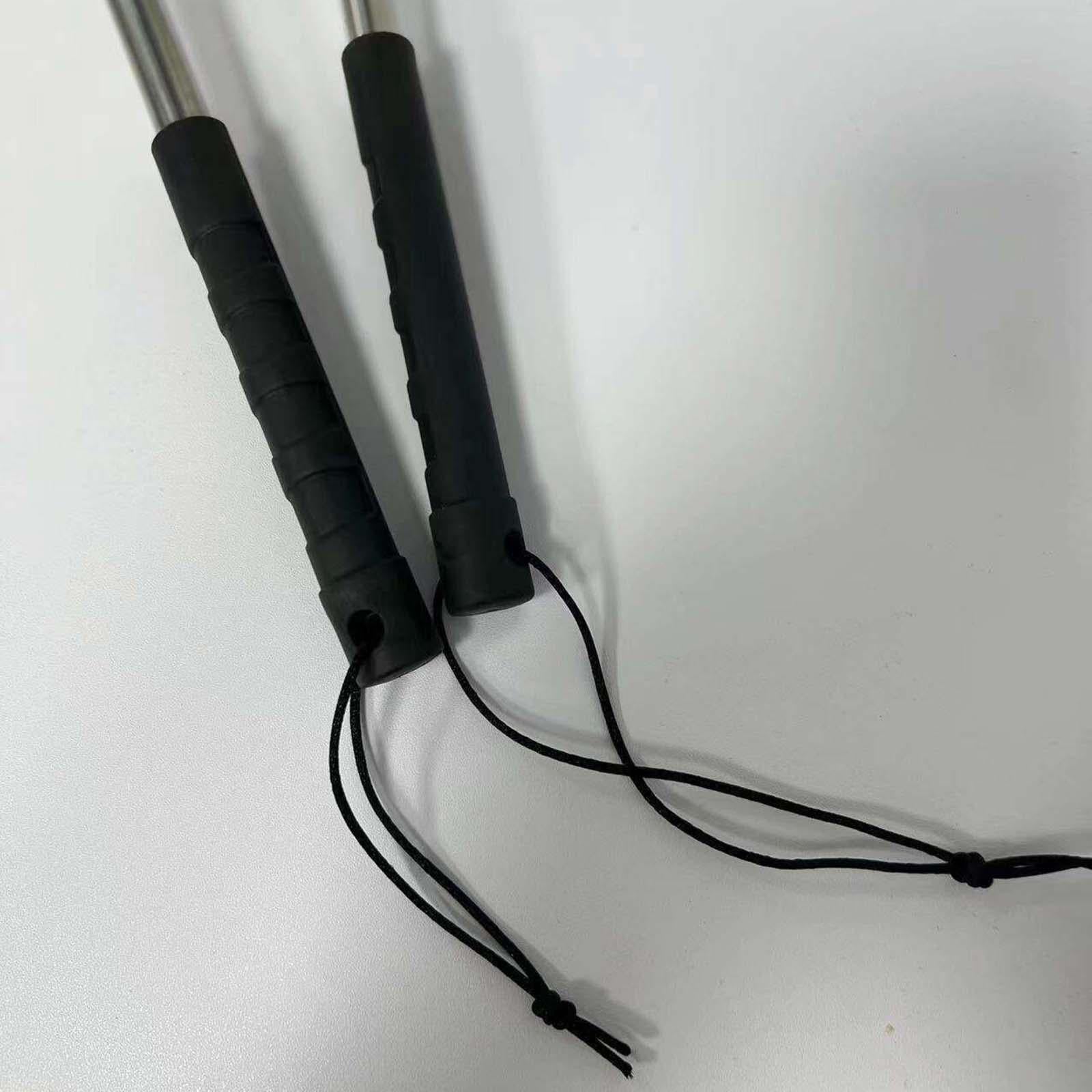 2x Drum Mallet Accessory Instrument Black Handle Sturdy for Percussion