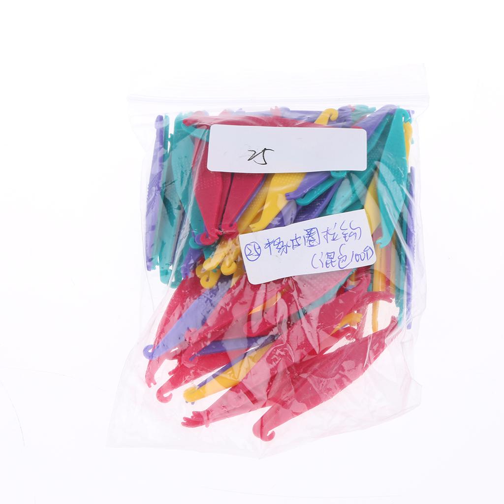 100 Pieces Dental Orthodontic Elastic Placers for Braces Rubber Bands