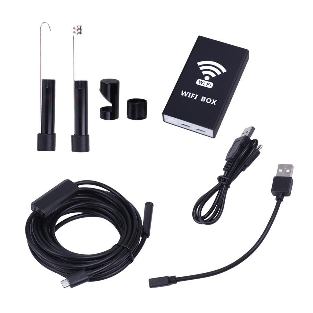 F1407 HD 1200P WIFI Borescope Snake Inspection Camera Scope 2m (6.6ft)