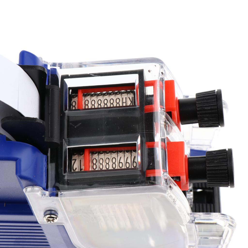 MX-6600 10 Digits 2 Lines Price Tag Gun Price Labeller Multi-Currency Blue