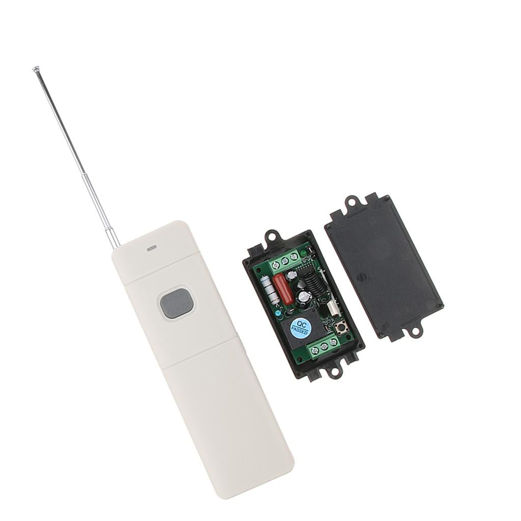 12V Learning Remote Door Control Switch Unit & 4-Button Controller 315Mhz