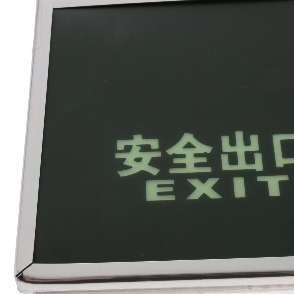 Fire Emergency Lights Self luminous Safety exit sign Evacuation Sign Right