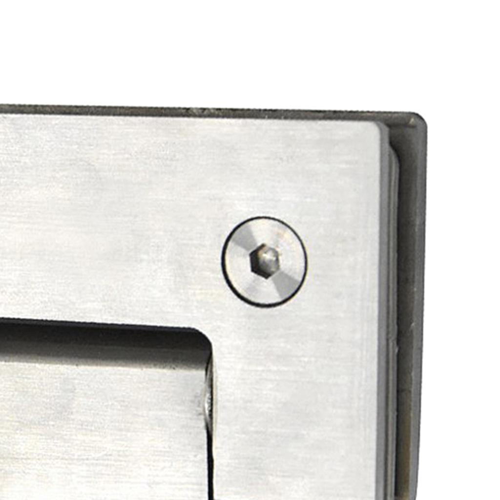 Stainless Steel Shower 90 Degree Shower Door Clamp Glass Hinge Clamps Clip