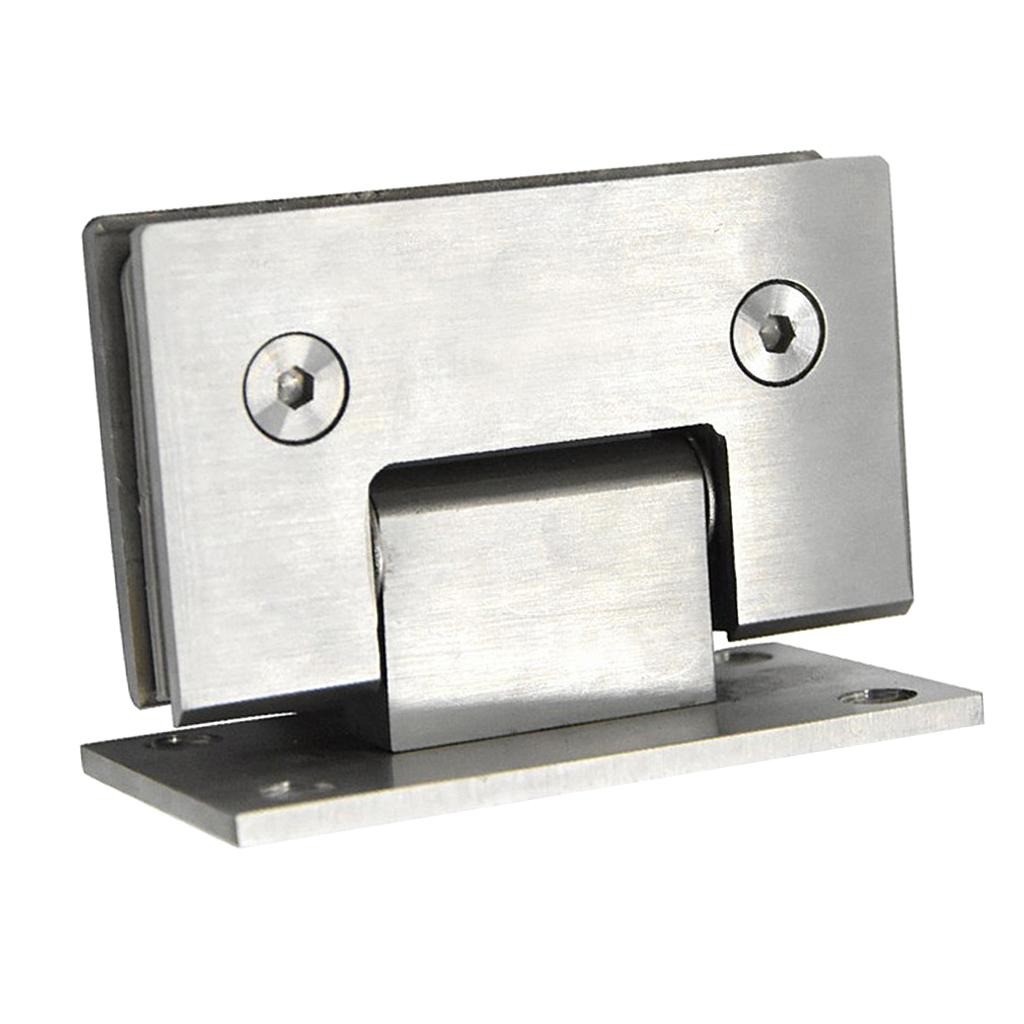 Stainless Steel Shower 90 Degree Shower Door Clamp Glass Hinge Clamps Clip