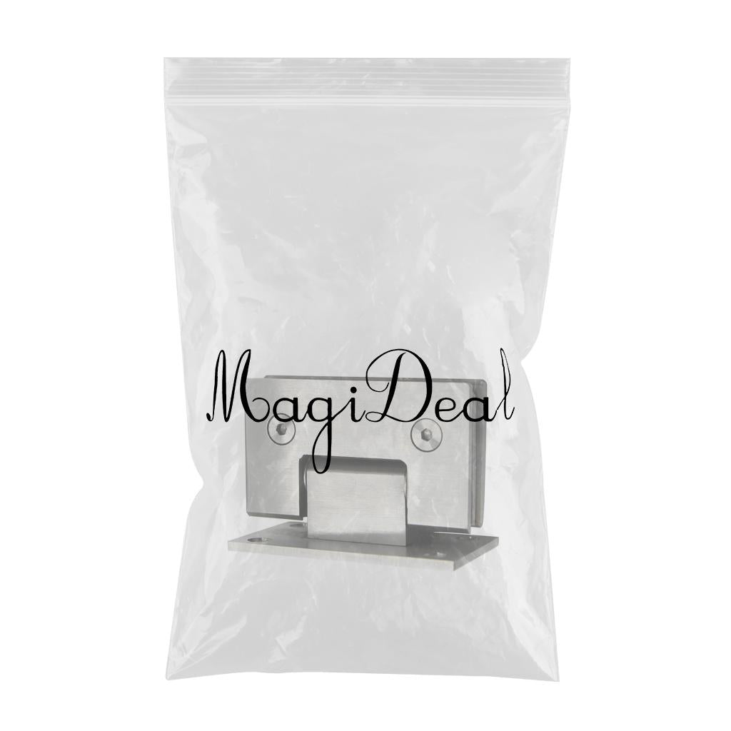 Stainless Steel Shower 90 Degree Shower Door Clamp Glass Hinge Clamps Clip