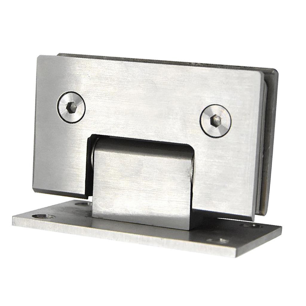 Stainless Steel Shower 90 Degree Shower Door Clamp Glass Hinge Clamps Clip