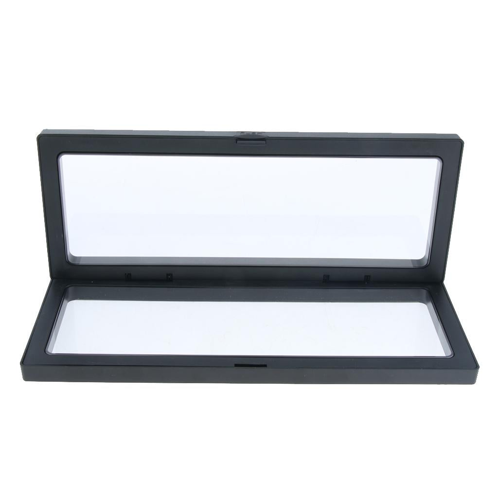3D Floating Jewelry Coin Display Frame Case Box Stand Rack Holder 9x23cm