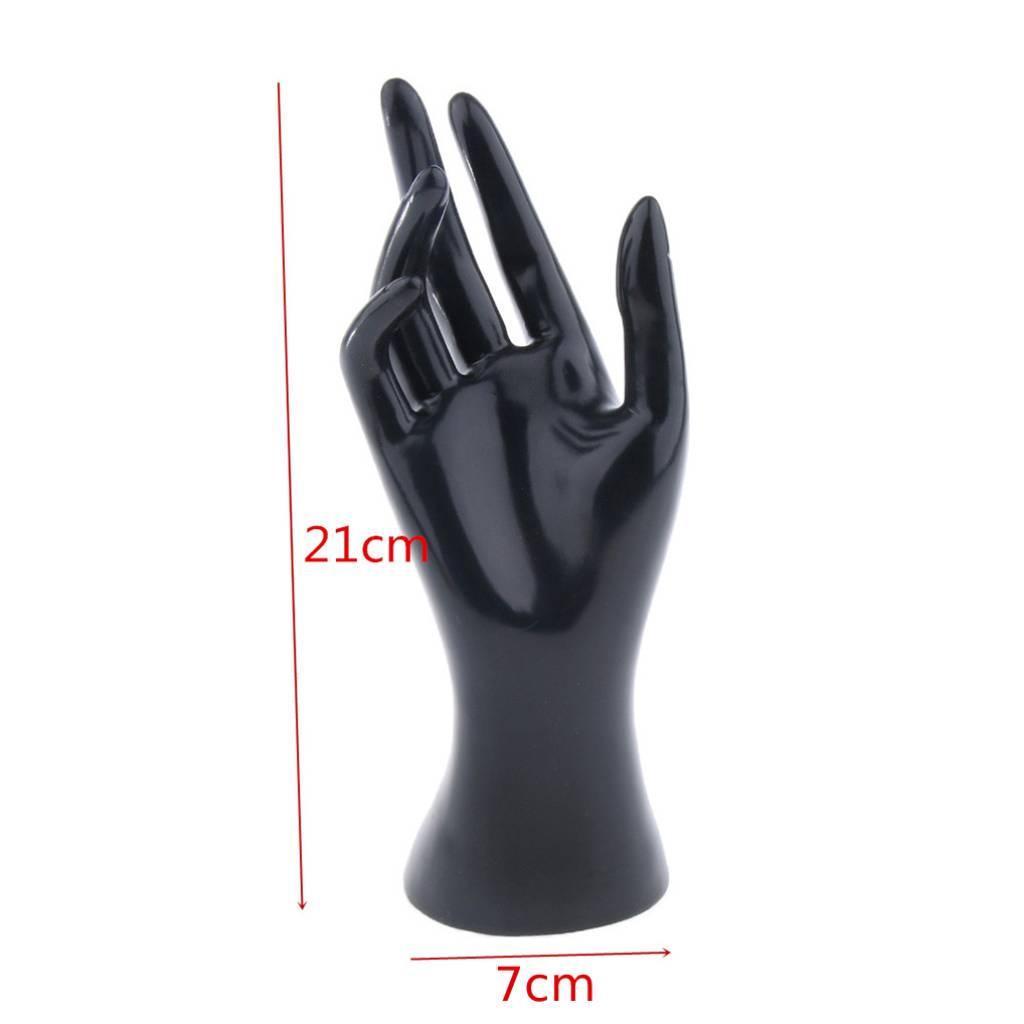Female Mannequin Hand for Jewelry Bracelet Ring Watch Display Black