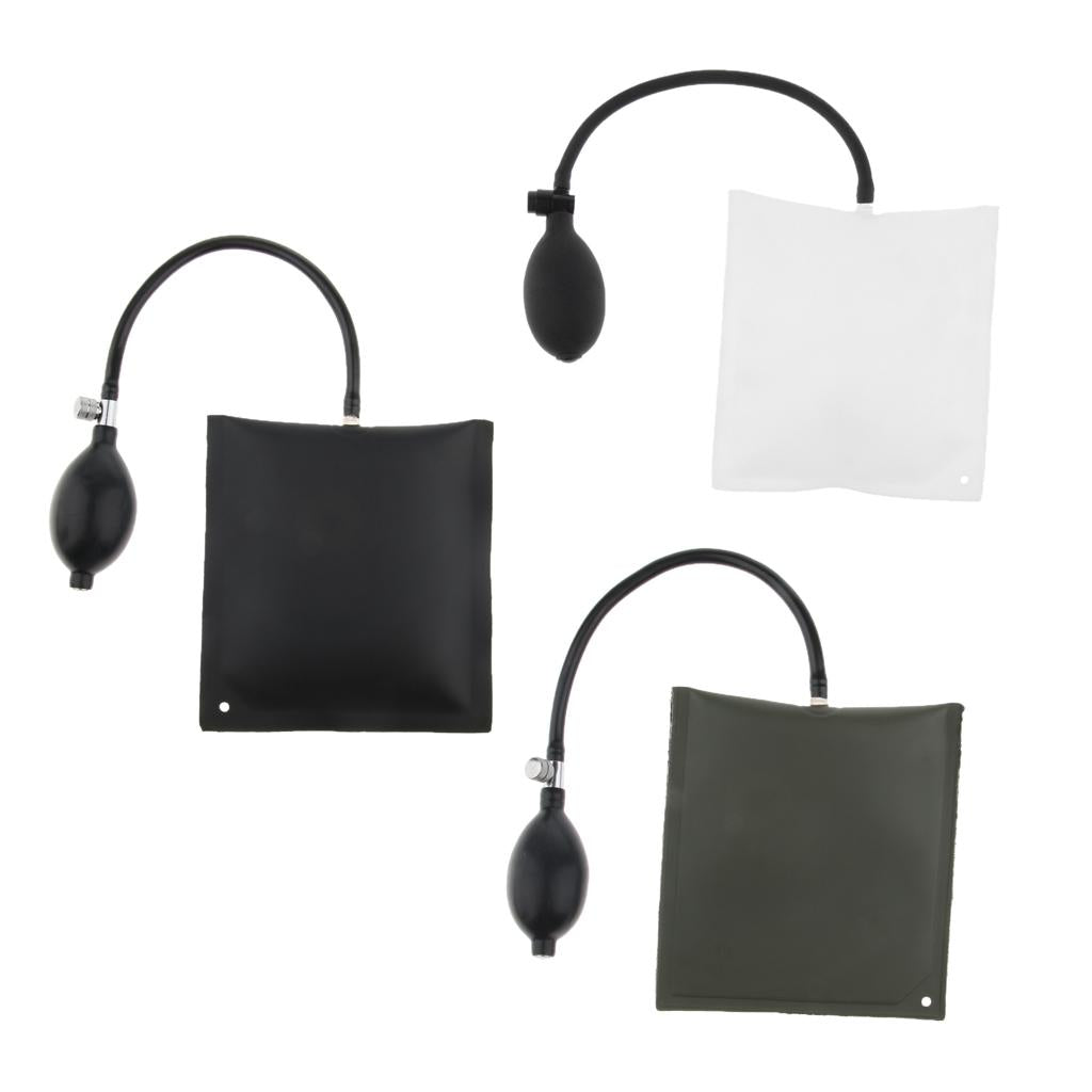 Air Pump Wedge Inflatable Leveling Alignment Shim Bag Tool 15x15cm White