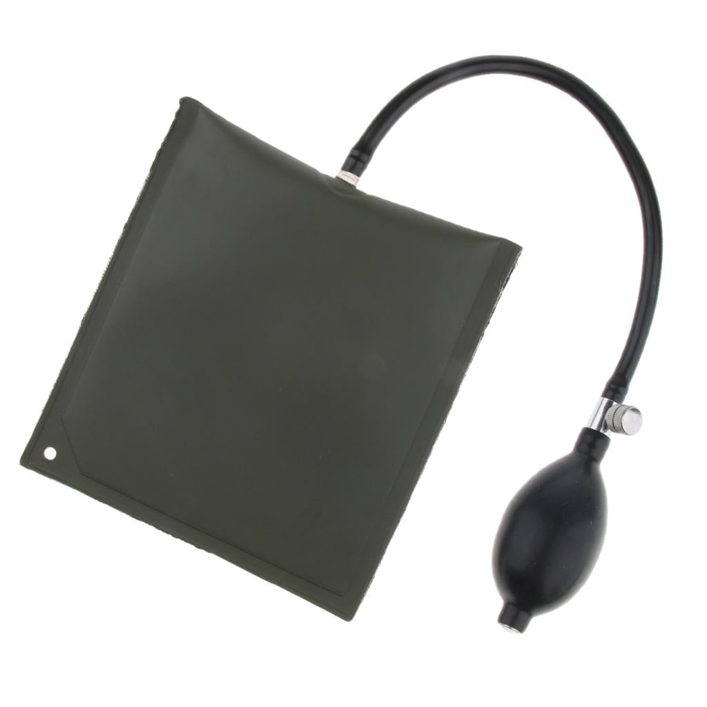 Air Pump Wedge Inflatable Leveling Alignment Shim Bag Tool 15x15cm Green