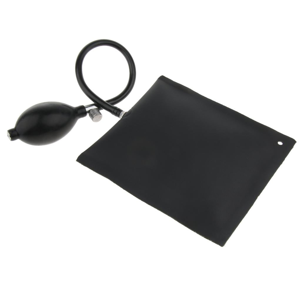 Air Pump Wedge Inflatable Leveling Alignment Shim Bag Tool 15x15cm Black