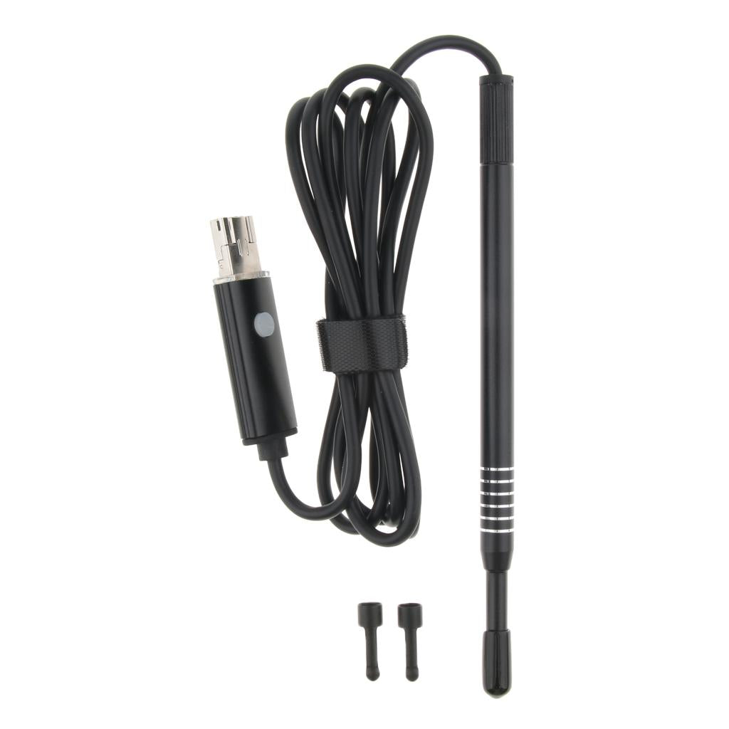 2 in 1 Visual Ear Scoop Ear Borescope 5.5mm Lens 6 LED Adjustable 0.3MP