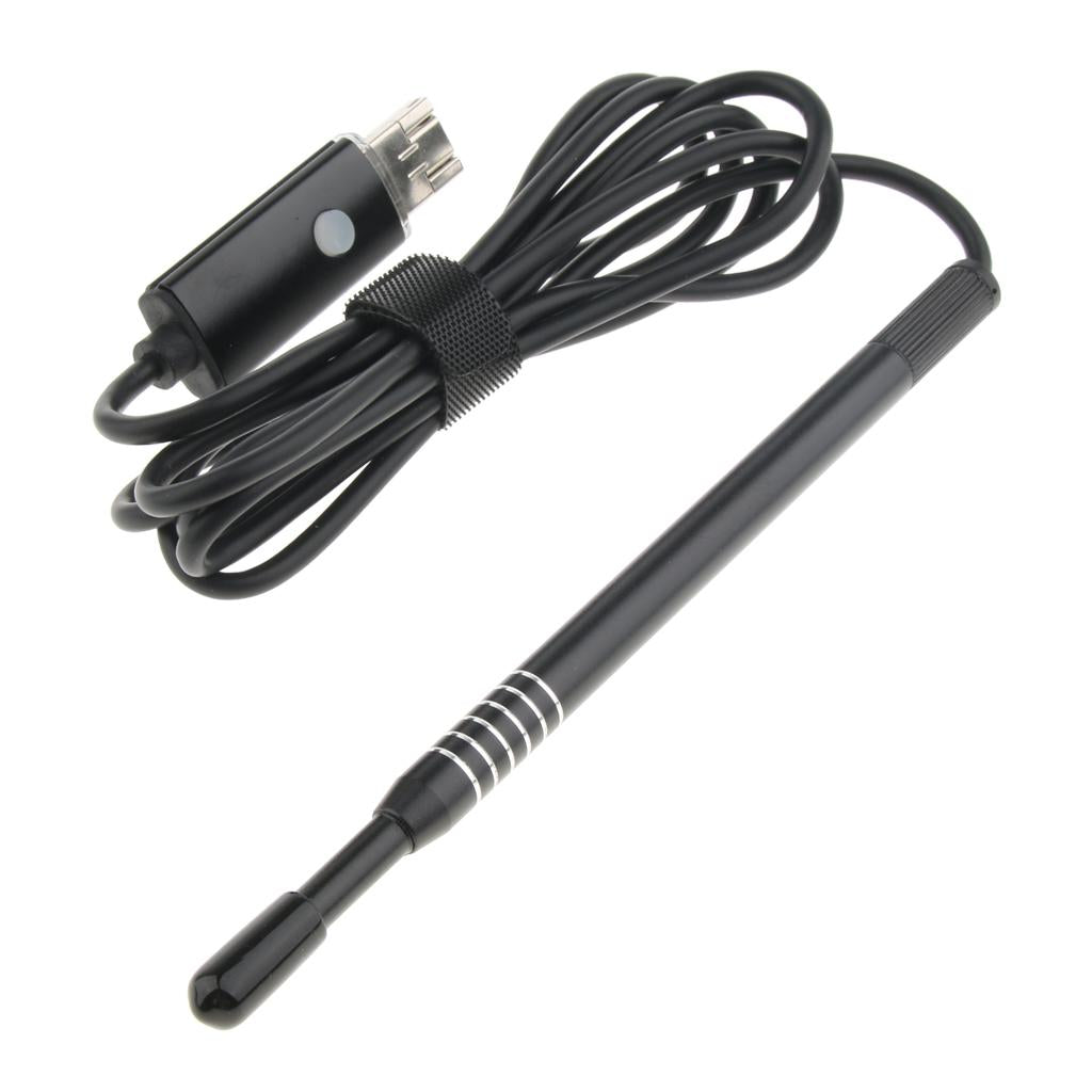 2 in 1 Visual Ear Scoop Ear Borescope 5.5mm Lens 6 LED Adjustable 0.3MP