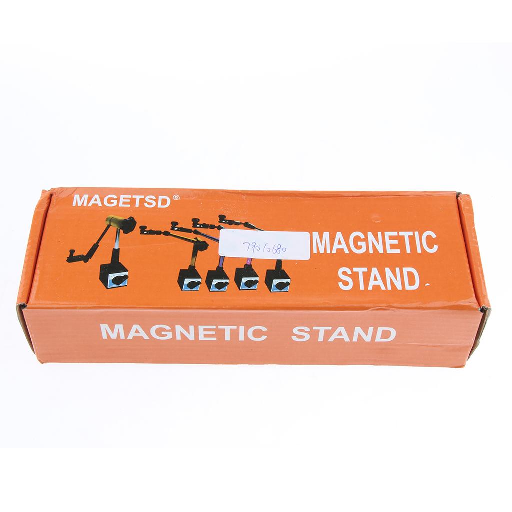 Heavy Duty 8mm Dial Gage Holder Magnetic Mag Base On Off Tool Stand red