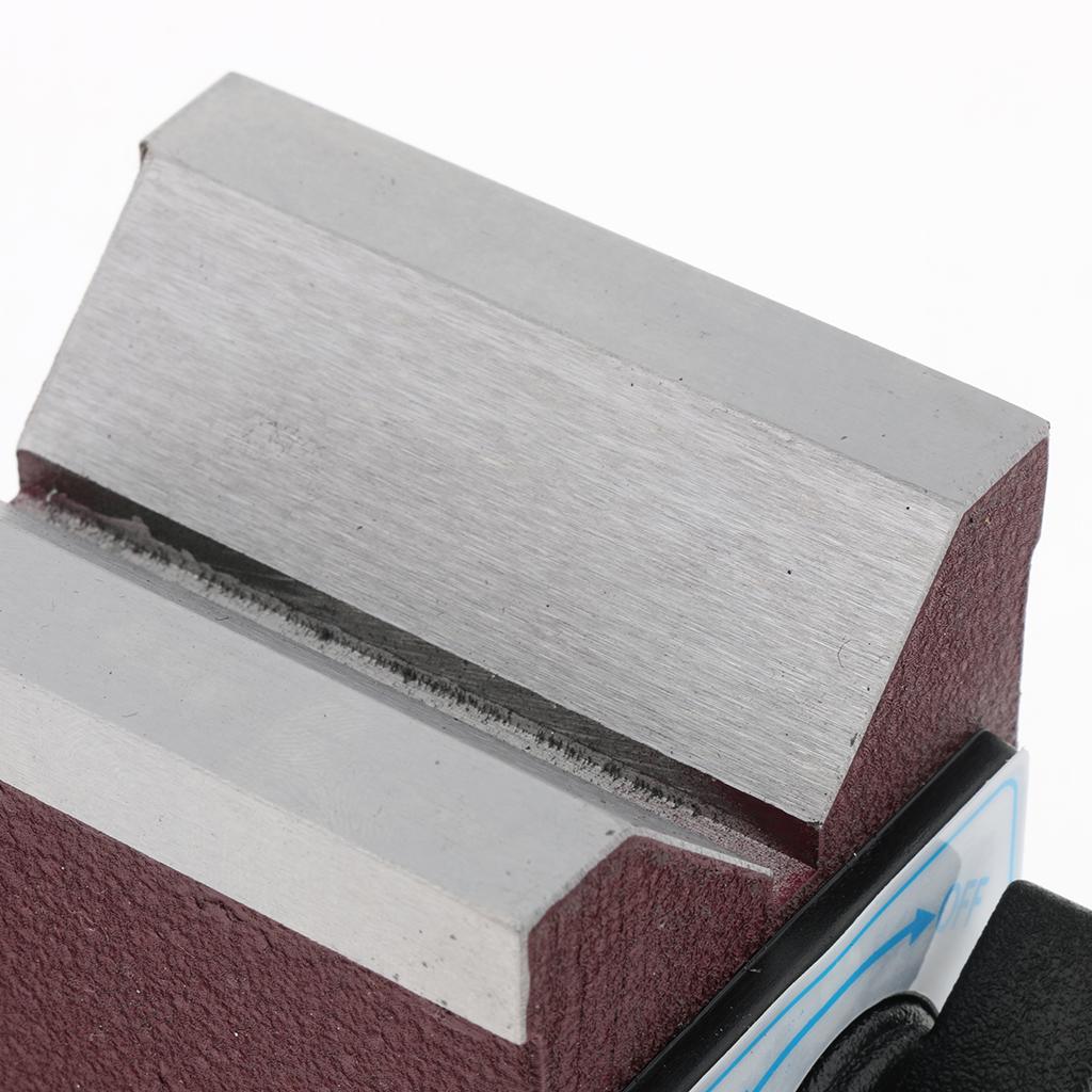 Magnetic V Block Vee Block with ON OFF Switch Magnetic Base Workholding Tool