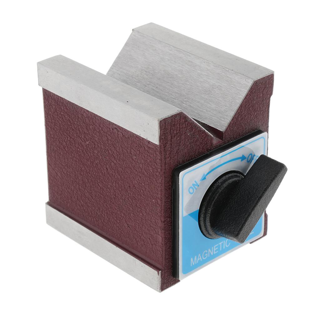 Magnetic V Block Vee Block with ON OFF Switch Magnetic Base Workholding Tool