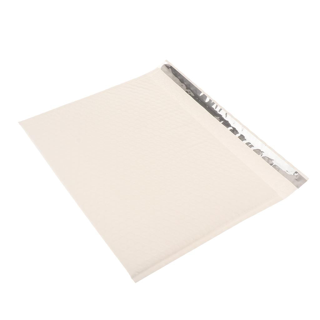 10pieces White Bubble Mailers Self Seal Padded Envelopes 38x27cm