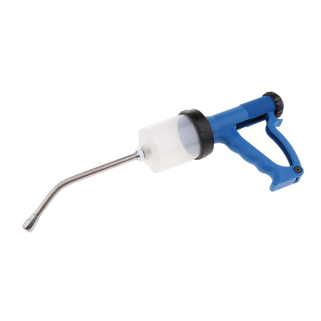 Reusable Livestock Veterinary Automatic Injection Syringe Injector 200ML