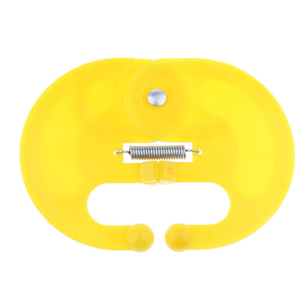 1Pc Plastic Weaner Anti Sucking Calf Cow Cattle Milking Stops Sucking Yellow