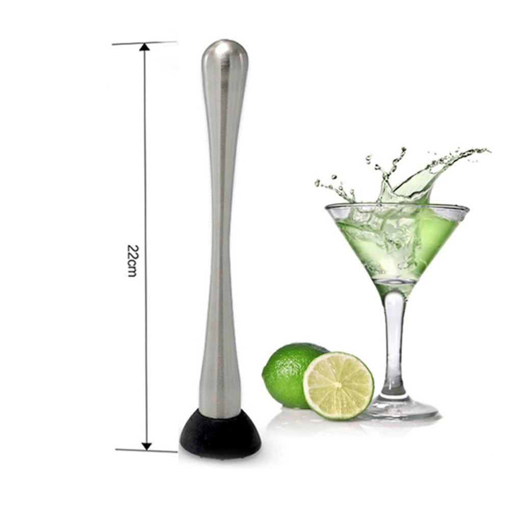 Stainless Steel Cocktail Drink Muddler Bartender Tool M04