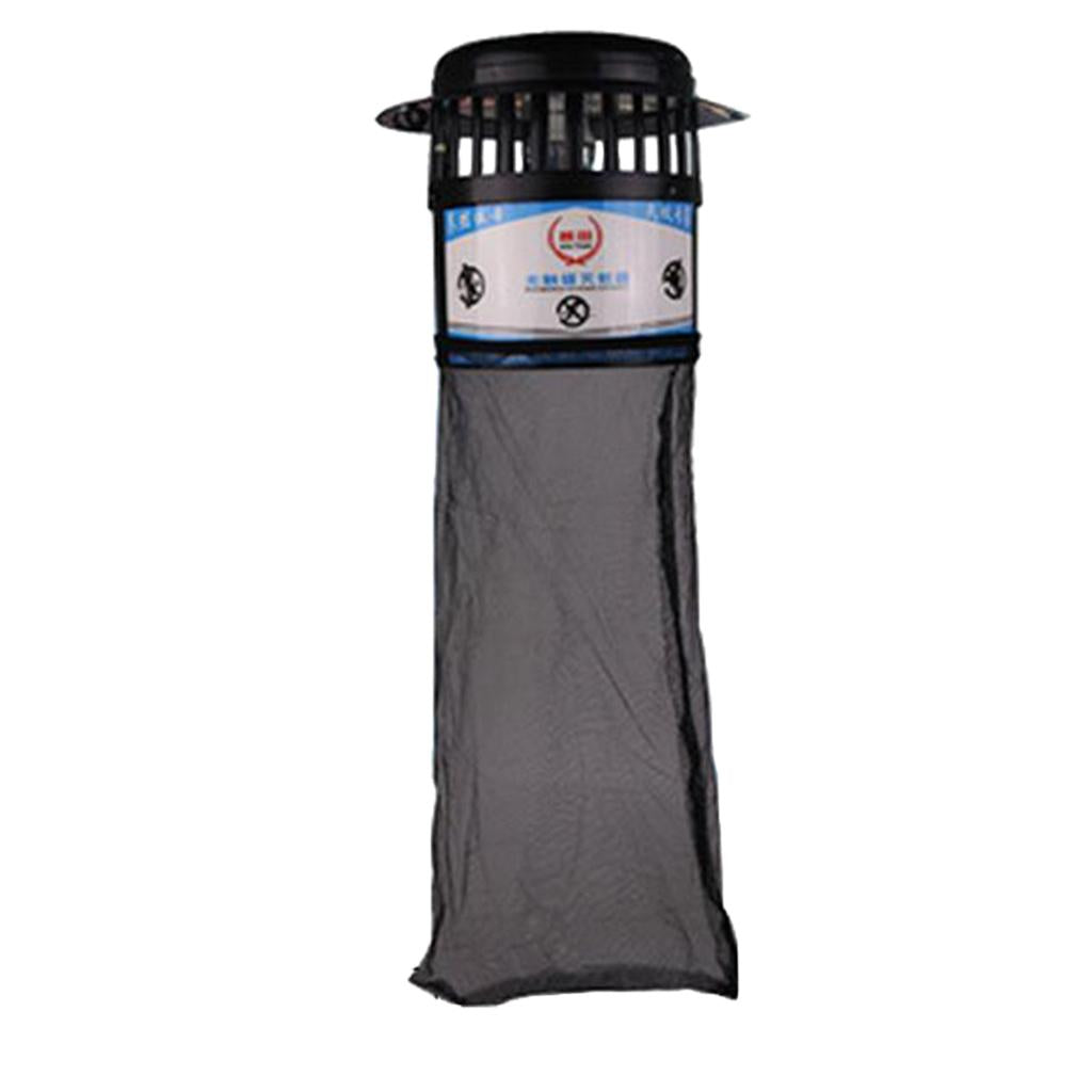 Killer Insect Fly Inhaler Trap Lamp Catcher Light 60x17cm Mesh Bag