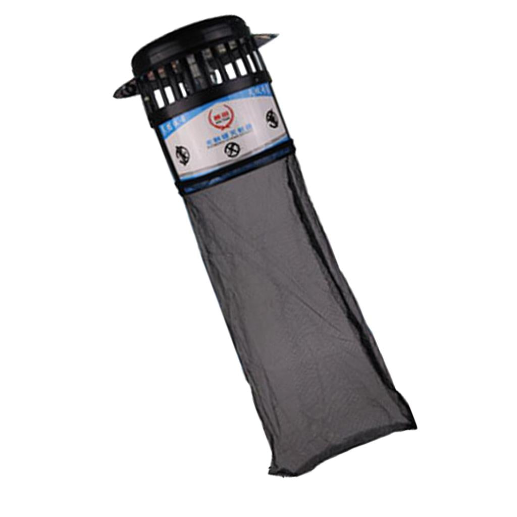 Killer Insect Fly Inhaler Trap Lamp Catcher Light 60x17cm Mesh Bag