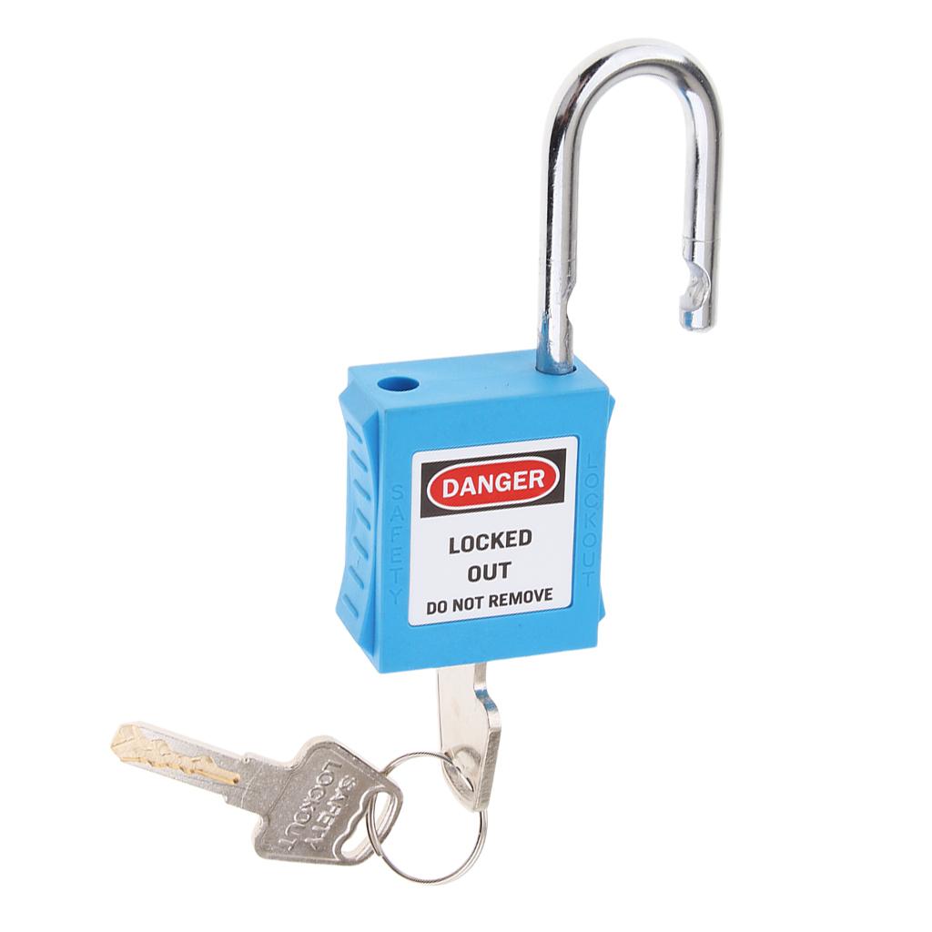 Safety Security Lockout Padlock Keyed Different Blue_1