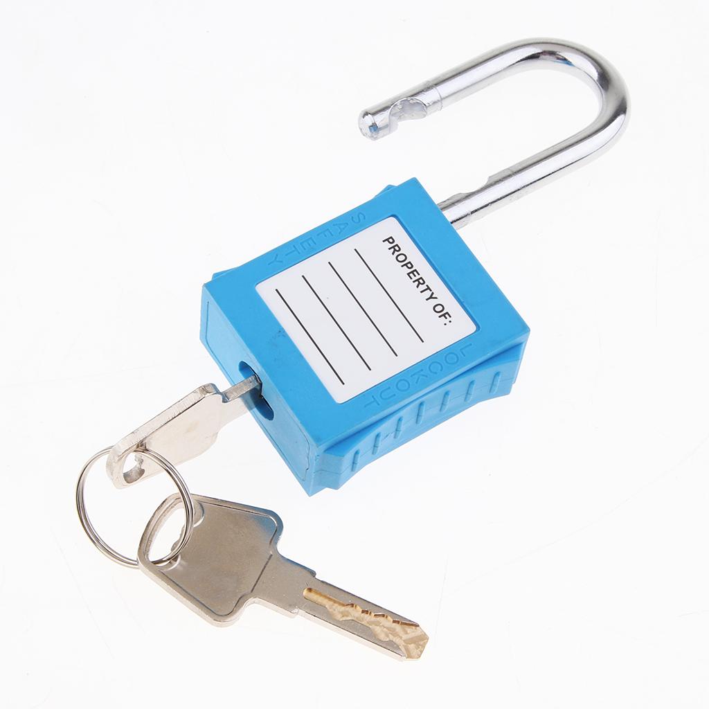 Safety Security Lockout Padlock Keyed Different Blue_1