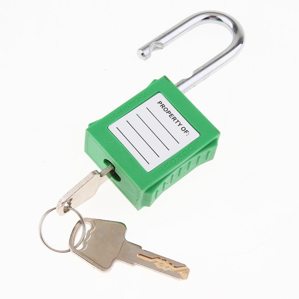 Safety Security Lockout Padlock Keyed Different Green