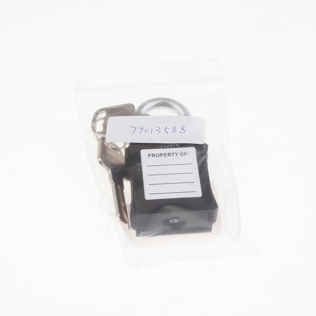 Safety Security Lockout Padlock Keyed Different Black