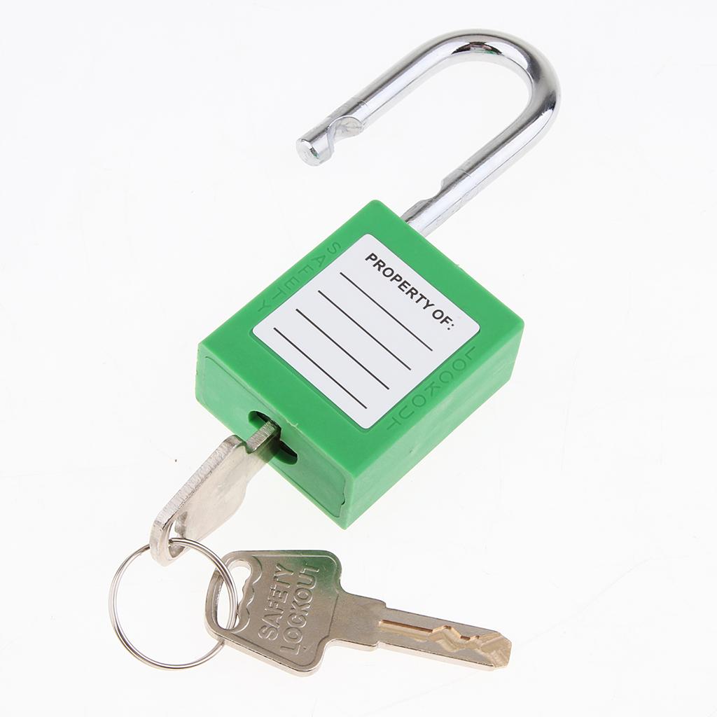 Safety Security Lockout Padlock Keyed Different Green_2
