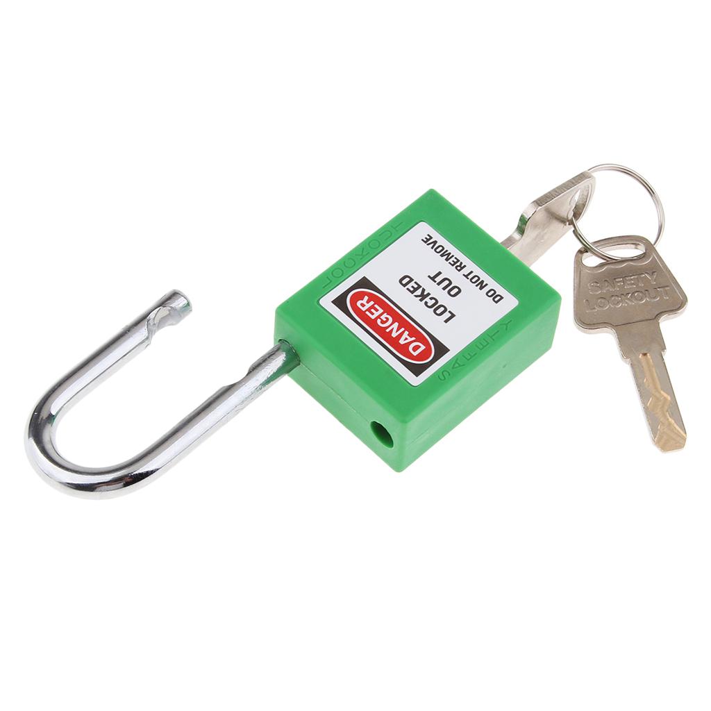 Safety Security Lockout Padlock Keyed Different Green_2