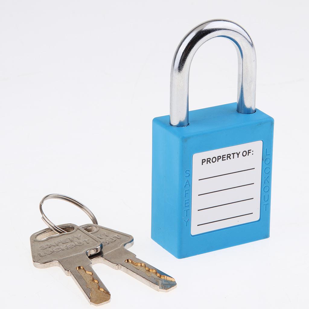 Safety Security Lockout Padlock Keyed Different Blue_2